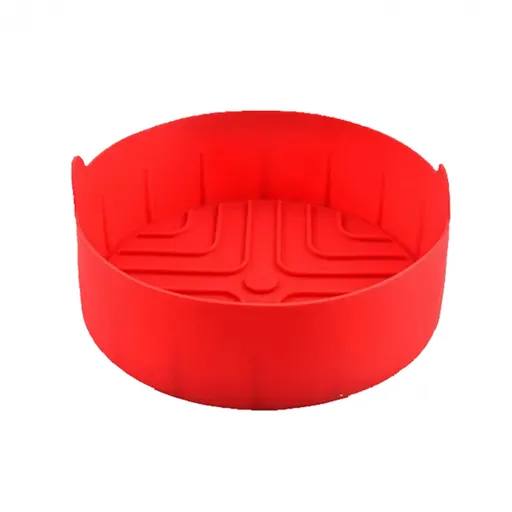 Forma din silicon pentru AirFryer Rosberg R51980RS, 18.8 x 5.5 cm, Rosu