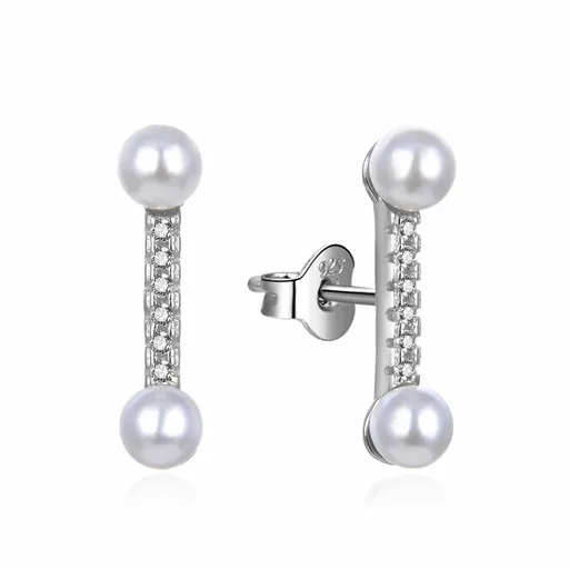 MOISS Cercei din argint cu perle Nariman E0003108