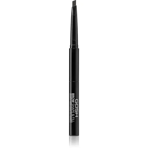 Gosh Brow Shape & Fill creion dermatograf cu două capete pentru sprâncene culoare 002 Greybrown 0.5 g