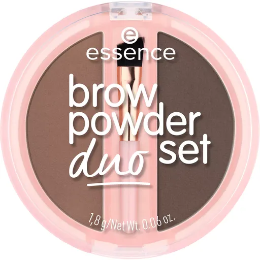 essence Pudră pentru sprâncene Duo Set (Brow Powder) 1,8 g 02 Medium