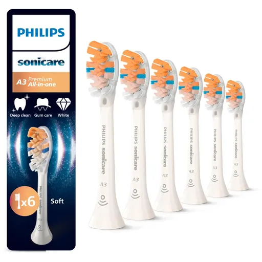Philips Sonicare Premium All-in-One HX9096/87 capete de schimb pentru periuta de dinti White 6 buc