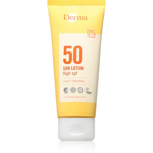 Derma Sun Lotion loțiune pentru plaja SPF 50 100 ml