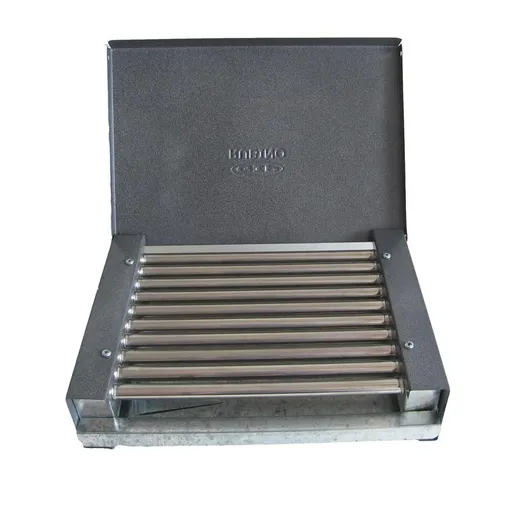 Gratar electric cu capac Rubino EC- 0.9K, 900 W, 31x22,5x9 cm, Tava pentru grasime