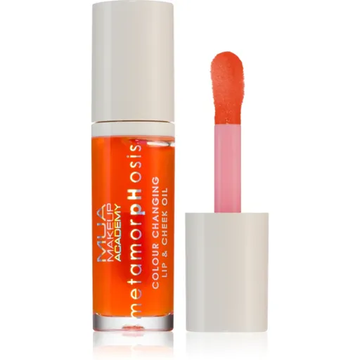 MUA Makeup Academy Metamorphosis ulei pentru buze buze si obraz parfum Oh Peachy (Peach) 7 ml