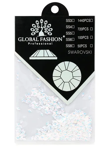 Cristale Unghii 3D Swarovski Fashion - Romb