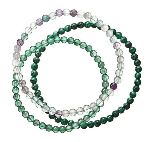 Evolution Group - Pavona Set de brățări din mărgele minerale 43043.3 verde