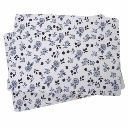 Set de 2 șervețele de masă din plută, trandafirigri