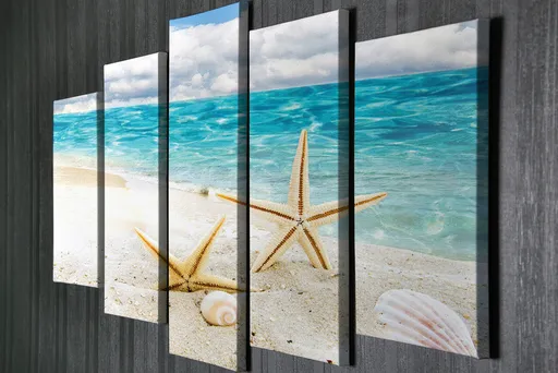 Tablou decorativ, BC043, 70 x 20 cm, Multicolor