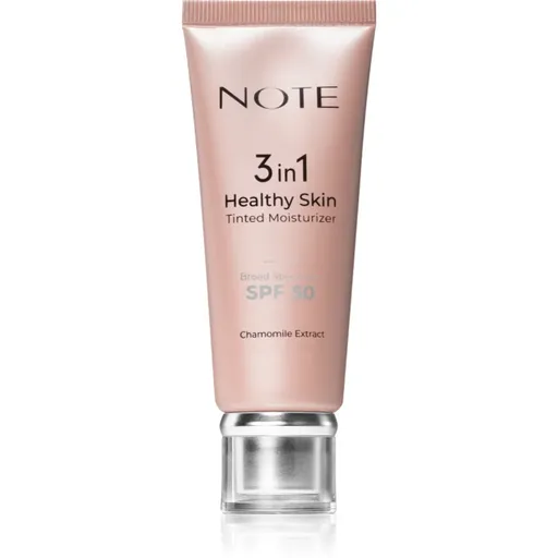 Note Cosmetique 3 in 1 Healthy Skin cremă hidratantă nuanțatoare SPF 50 30 ml