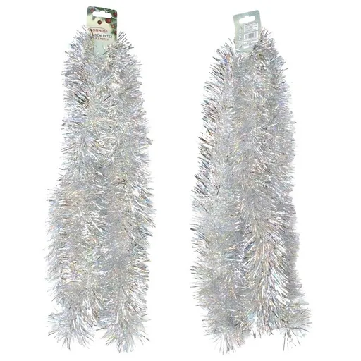 Ghirlanda bogată de Crăciun cu efect laser Shiny,2 m, SET DE 2 BUCĂȚI