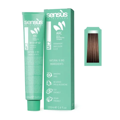 Vopsea de Par Permanenta Sensus MC2 6.34, 100 ml