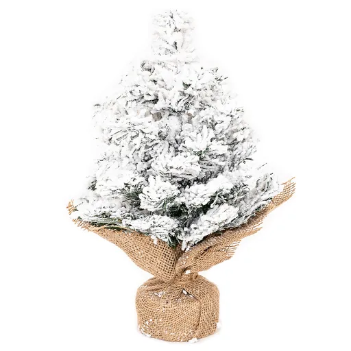 Pom înzăpezit în iută Tiga, 30 cm, 4HOME