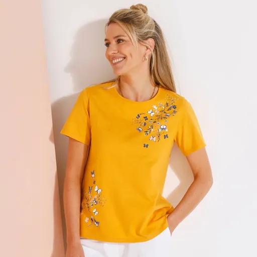 Tricou cu mâneci scurte, imprimat