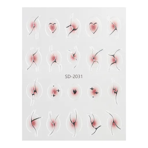 Abtibild unghii 3D Oranjollie SD-2031