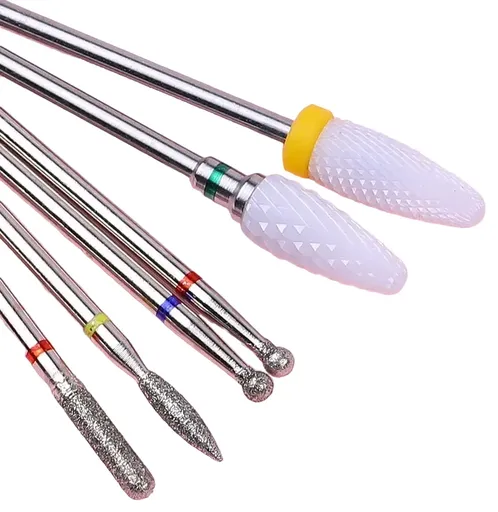 Set 6 Bituri (Capete) Freza Unghii Electrica - 10082062