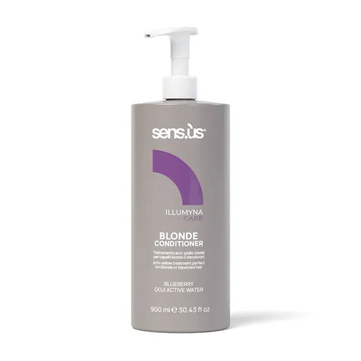 Balsam Pentru Par Blond Sau Decolorat Cu Efect Anti-Ingalbenire  Sensus Illumyna Blonde Conditioner, Gramaj: 900 ml