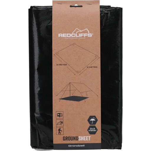 Redcliffs Cort prelata, 2 x 3 m, negru, 2 x 3 m