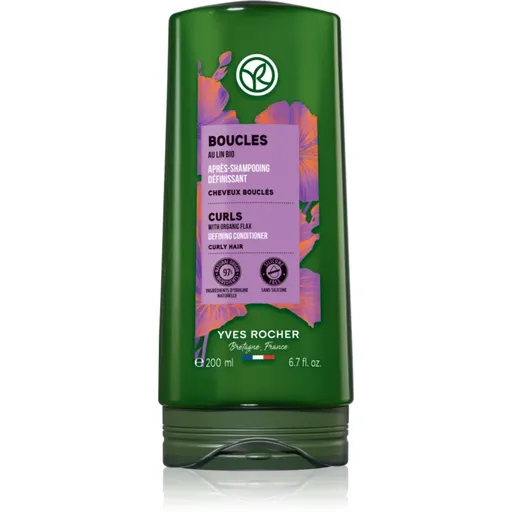 Yves Rocher Boucles balsam pentru păr creț with organic flax 200 ml