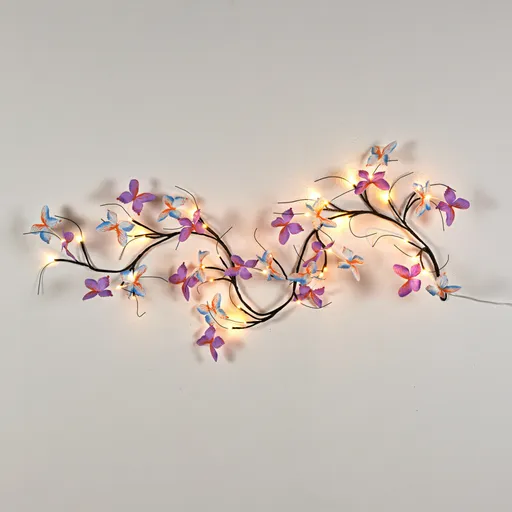 Ramură LED cu fluturi