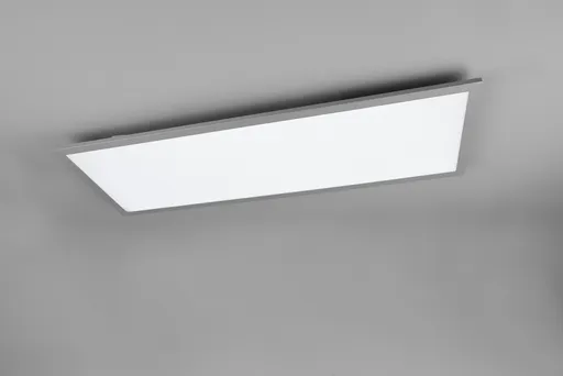 Plafoniera Gamma, RL, 80x29.5x5 cm, 33.5W, 1x SMD, metal, titaniu