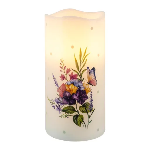 Lumânare din ceară LED Flower