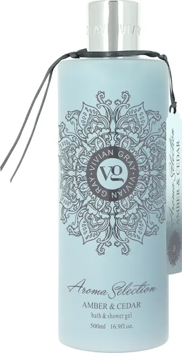 Vivian Gray Gel de duș Aroma Selection Amber & Cedar (Bath & Shower Gel) 500 ml
