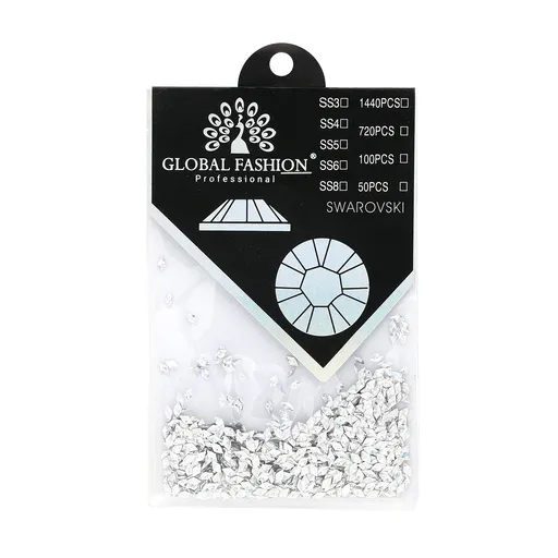 Decor Unghii, Romb, Pachet, Silver Holografic