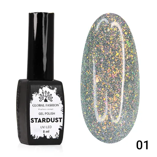 Stardust 8 ml 01 gel de lustruit
