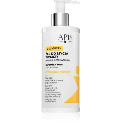 Apis Natural Cosmetics Ceramide Power gel de curățare faciale 300 ml