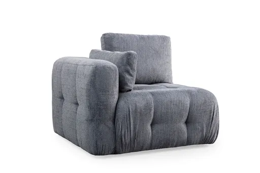 Fotoliu, Atelier del Sofa, 560ARE4117, Lemn de fag / PAL, Gri
