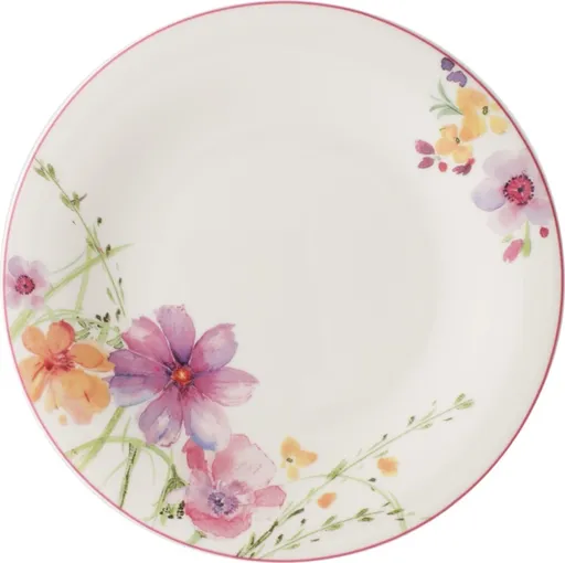 Farfurie pentru desert Mariefleur Basic, Villeroy & Boch, 21 cm, portelan premium