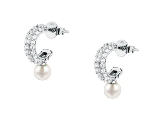 Morellato Cercei din argint cu perlă naturală și zirconi cubici Perla SXU52