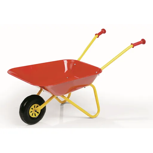 Roabă metalică de grădinărit Rollytoys 80 x 41x 38 cm, roșu