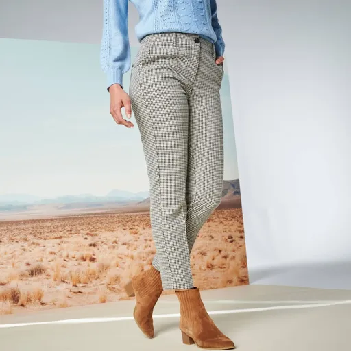 Pantaloni skinny cu model pepito