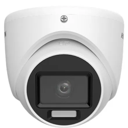 Camera 4in1 Turret Hikvision DS-2CE76U0T-LMF(2.8mm), 8MP (4K), lentila fixa 2.8mm, Smart Hybrid Light 30m IR / 20m lumina alba, IP67