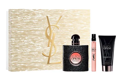Yves Saint Laurent Black Opium - EDP 50 ml + loțiune de corp 50 ml + EDP 10 ml