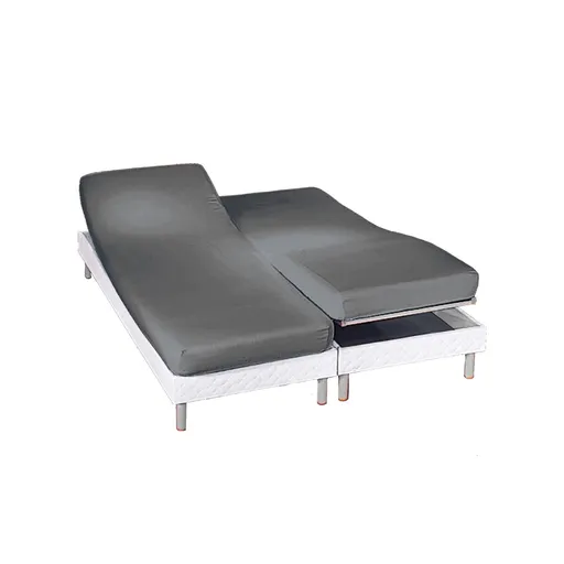 Cearșaf extensibil pentru patul înclinat Colombine cu adâncimea colțului de 26 cm, din bumbac