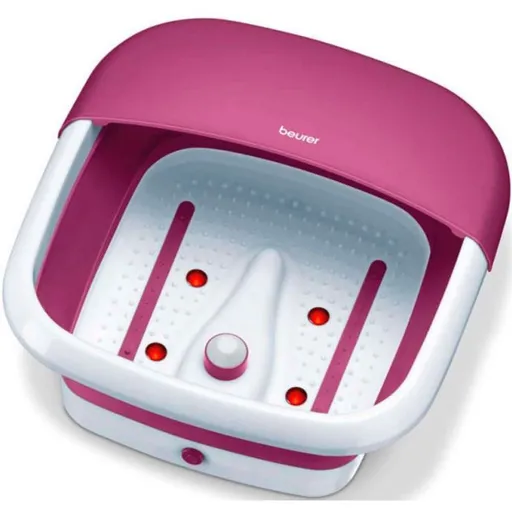 Aparat hidromasaj picioare Beurer FB 30, 3 functii, Pliabila, Mentinerea temperaturii, Roz/Alb