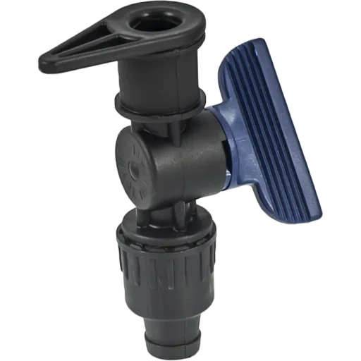 Conector Cu Robinet Pentru Furtun Plat (Layflat),Dimensiune 17mm