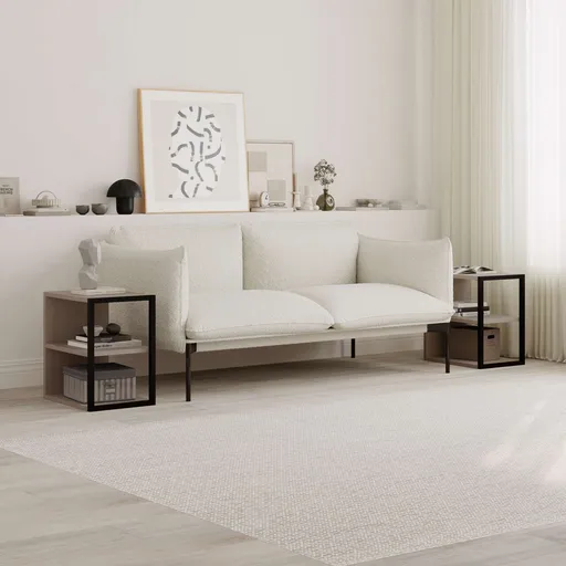 Set masute 2 piese, Hanah Home, Echo, Mocha