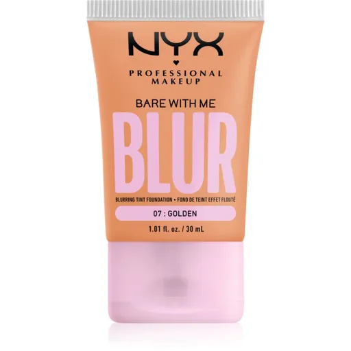 NYX Professional Makeup Bare With Me Blur Tint make up hidratant culoare 07 Golden 30 ml