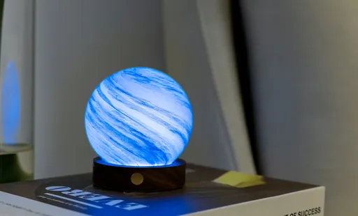 Lampă AstraGlass RGB, variante multiple - Gingko Variantă: Nor polar - mic