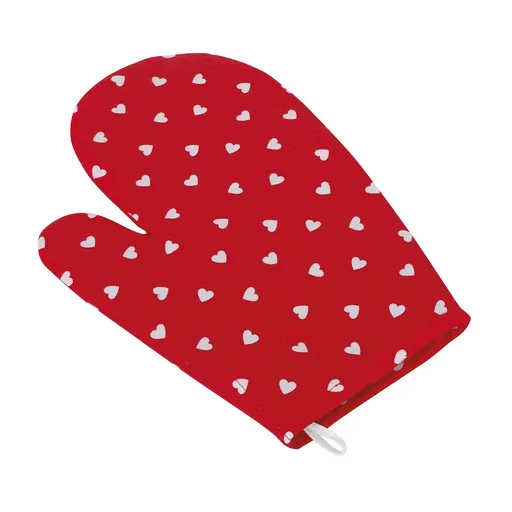 Mănușă Bellatex Adéla Inimioare roșu, 18 x 28 cm