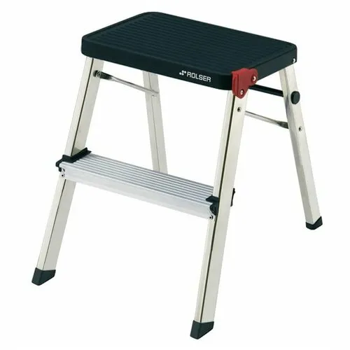 Rolser Scară pliabilă M2 ALU Taburete, negru, negru