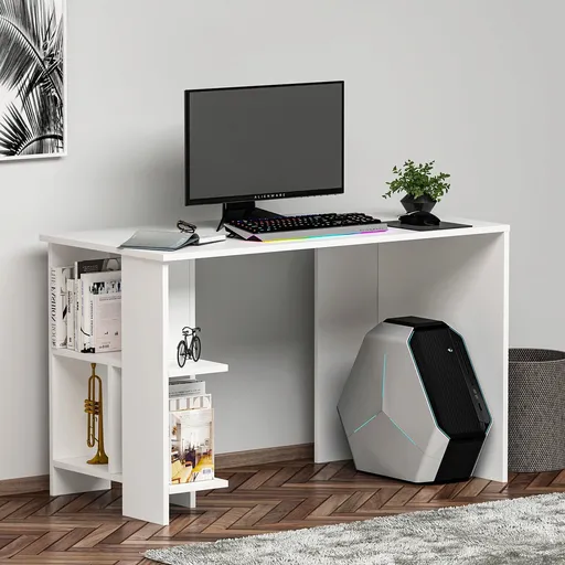 Birou, Hanah Home, Alya, 120x73.8x60 cm, Alb