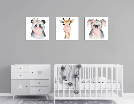 Tablou decorativ, FAH10, Rama de lemn, Multicolor