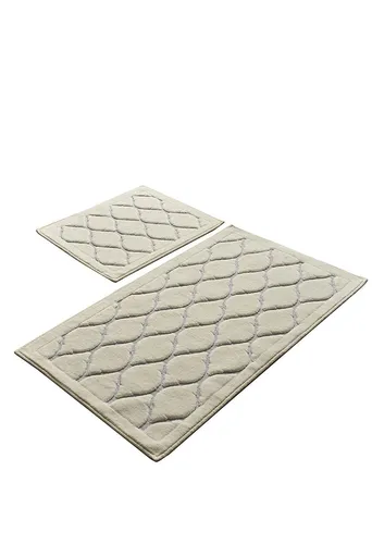 Set covorase de baie, L'essentiel Maison, Dante, Ecru