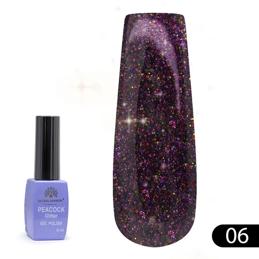 Oja Semipermanenta Peacock - 8 ml, 06