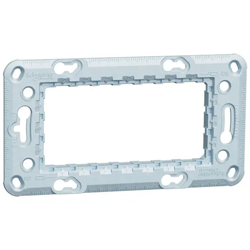 Rama suport 4M Zamak Schneider Noua Unica NU7104 alb, bej, antracit, aluminiu