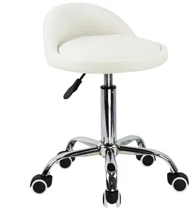Scaun Cosmetica Arys, Reglabil pe Inaltime, Piele Ecologica